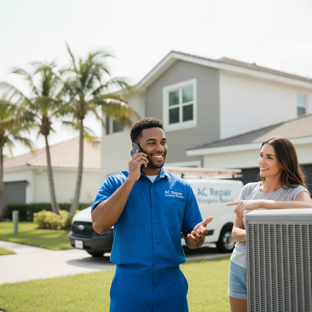 AC Repair Pompano Beach customer support in Pavilion